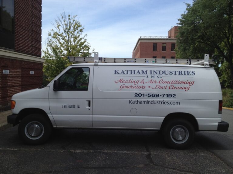 Parked Katham Industries Service Vehicle